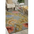 thumbnail image 1 of Nourison Fantasy Botanical Slate 5' x 7'6" Area Rug, (5x8), 1 of 5