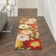 thumbnail image 1 of Nourison Fantasy Floral Chocolate 2'3" x 8' Area Rug, (2x8), 1 of 6
