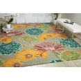 thumbnail image 1 of Nourison Fantasy Floral Grey 8' x 10'6" Area Rug, (8x11), 1 of 5