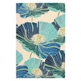 thumbnail image 1 of Nourison Fantasy Ivory/Aqua Area Rug FA24 3'6" x 5'6", 1 of 11