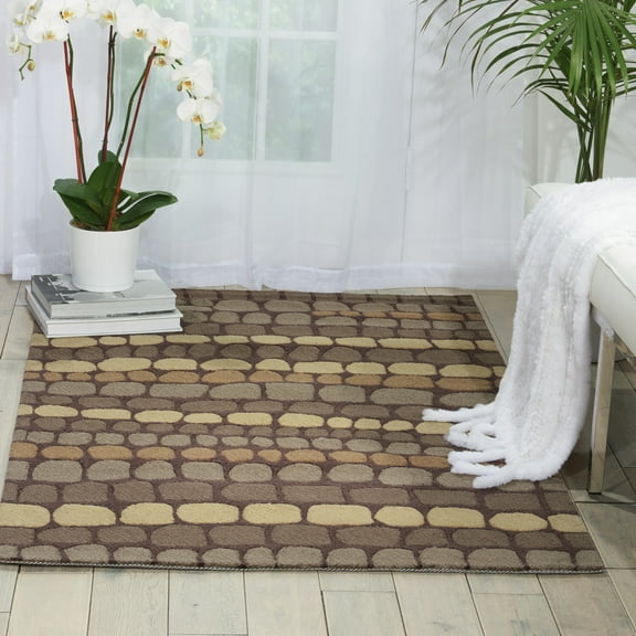 Nourison Fantasy Transitional Multicolor 3'6" x 5'6" Area Rug, (4x6)