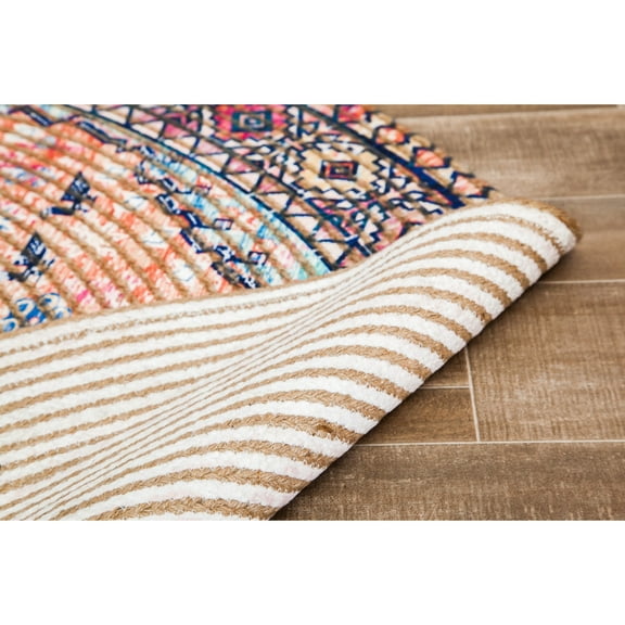Jani Lenjan Distressed Rug 8' Round 8' Round Round Hand-Woven