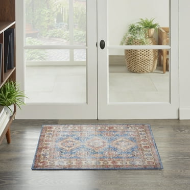 Nourison Fulton Persian Blue Ivory 2' x 3' Area Rug, (2x3)