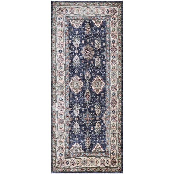 Nourison Fulton Persian Navy 1'10" x 5' Area Rug, (2x5)