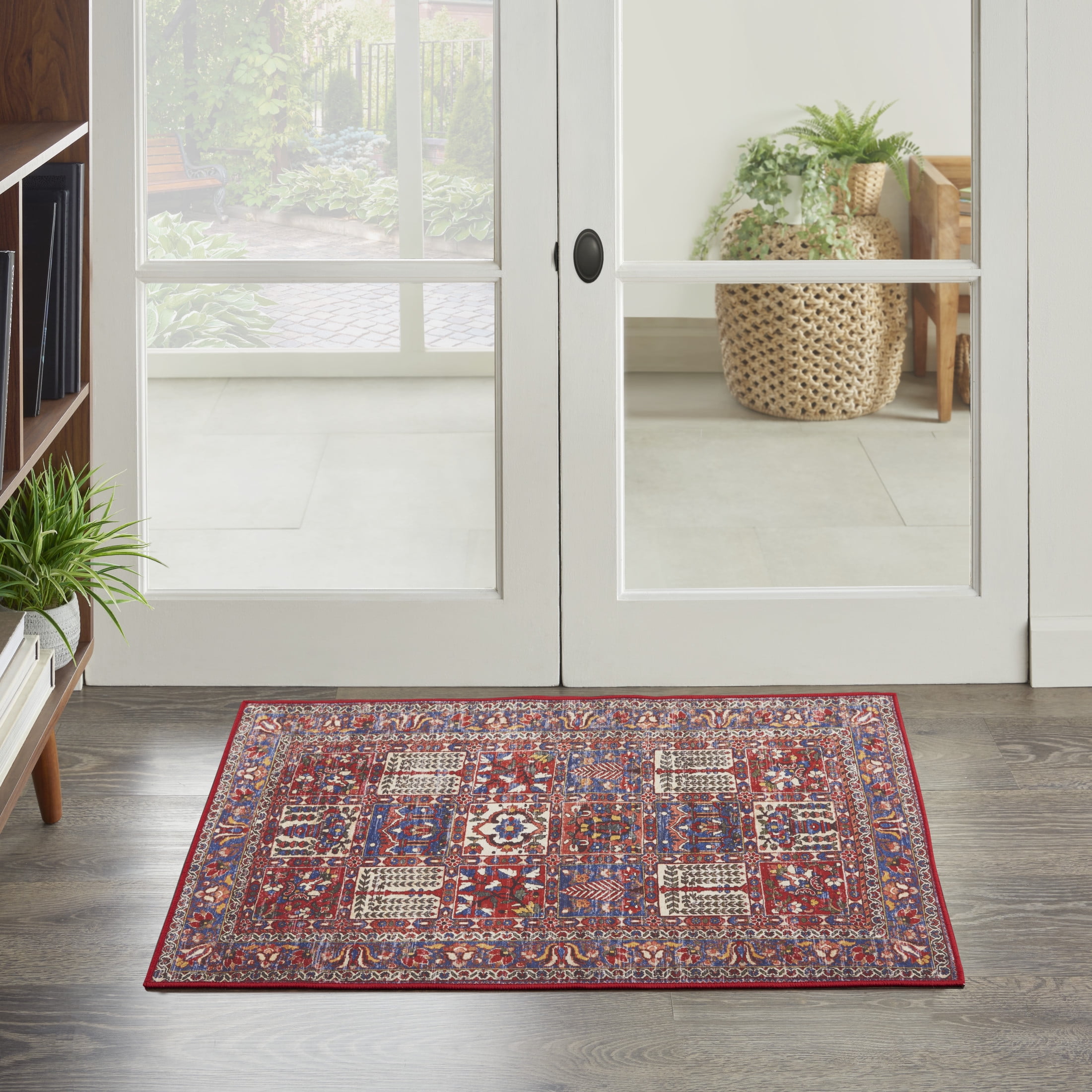 Nourison Fulton Persian Red 2' x 3' Area Rug, (2x3) - Walmart.com