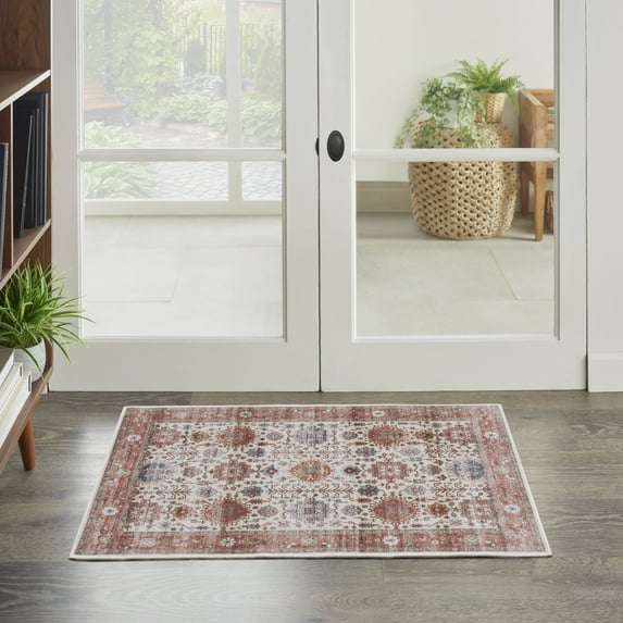 Nourison Fulton Vintage Beige/Multi 2' x 3' Area Rug (2x3)
