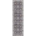 thumbnail image 1 of Nourison Fulton Floral Vintage Non-Slip Flatwoven Indoor Rug Charcoal 2'3" x 7'6", 1 of 5