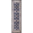 thumbnail image 1 of Nourison Fulton Traditional Vintage Non-Slip Flatwoven Indoor Rug Navy 2'3" x 7'6", 1 of 5