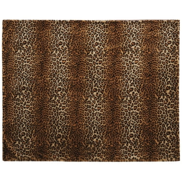Nourison Fur Brown Decorative Throw Blanket , 50X60