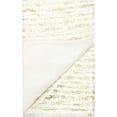 thumbnail image 1 of Nourison Fur Ivory Gold Decorative Throw Blanket, 50" x 60", 1 of 4