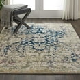 thumbnail image 1 of Nourison Fusion Bohemian Cream/Blue 5'3" x 7'3" Area Rug, (5x7), 1 of 8