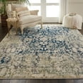 thumbnail image 1 of Nourison Fusion Bohemian Cream/Blue 9'6" x 13' Area Rug, (10x13), 1 of 8