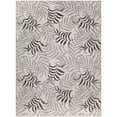 thumbnail image 1 of Nourison Garden Oasis Tropical Outdoor Rug Grey 9' x 12', 1 of 13