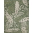 thumbnail image 1 of Nourison Home Garden Oasis 10' x 14' Green Ivory Outdoor Rug, 1 of 11