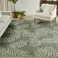 thumbnail image 1 of Nourison Garden Oasis Tropical Green Ivory 8' x 10' Area Rug (8x10), 1 of 9