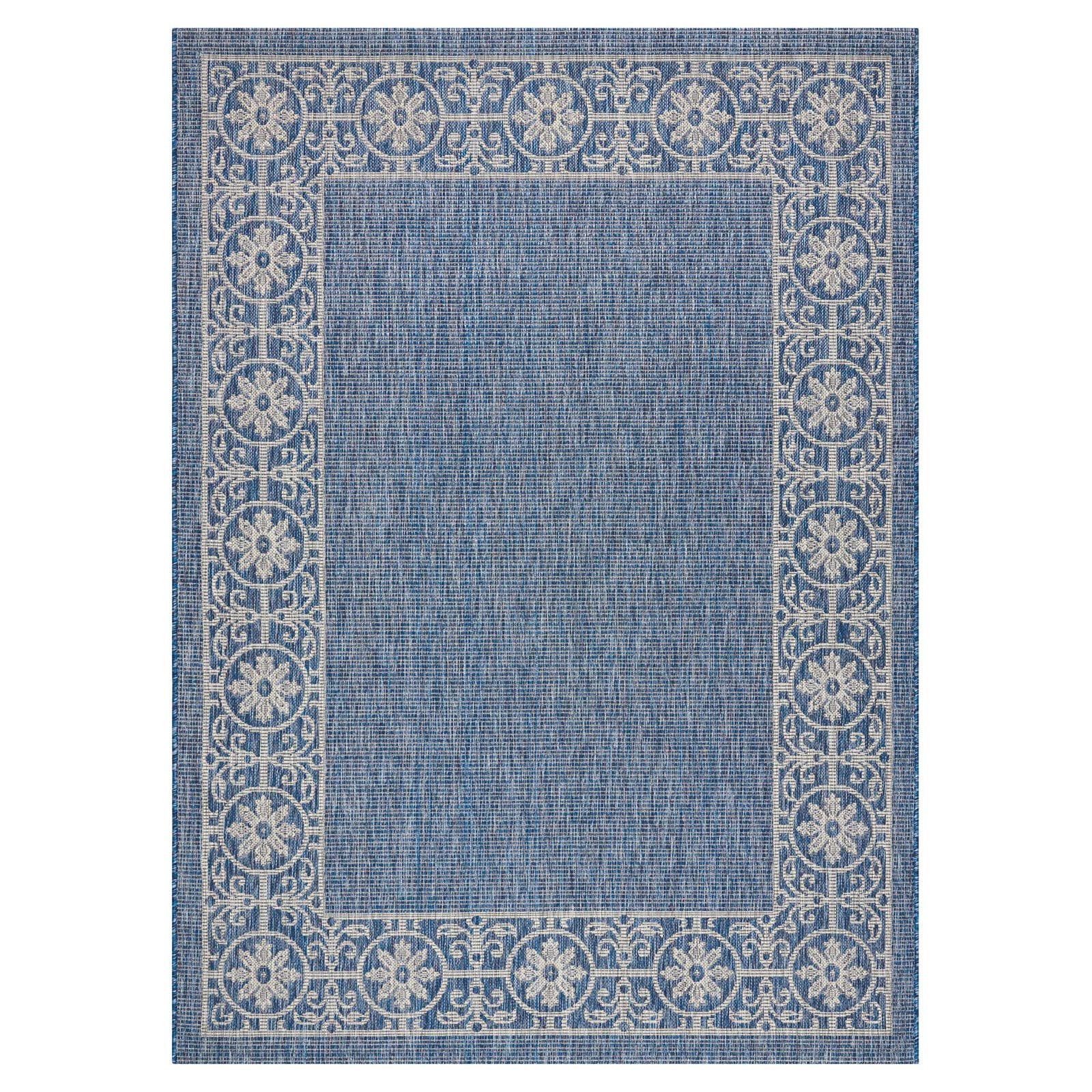 Nourison Garden Party Denim Indoor/Outdoor Area Rug - Walmart.com