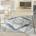 thumbnail image 1 of Nourison Geneva Traditional French Country Blue/Grey 4' x 6' Area Rug, 1 of 8