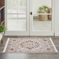 thumbnail image 1 of Nourison Geneva Vintage French Country Brick Silver 2'2" x 3'9" Area Rug, (2' x 4'), 1 of 7
