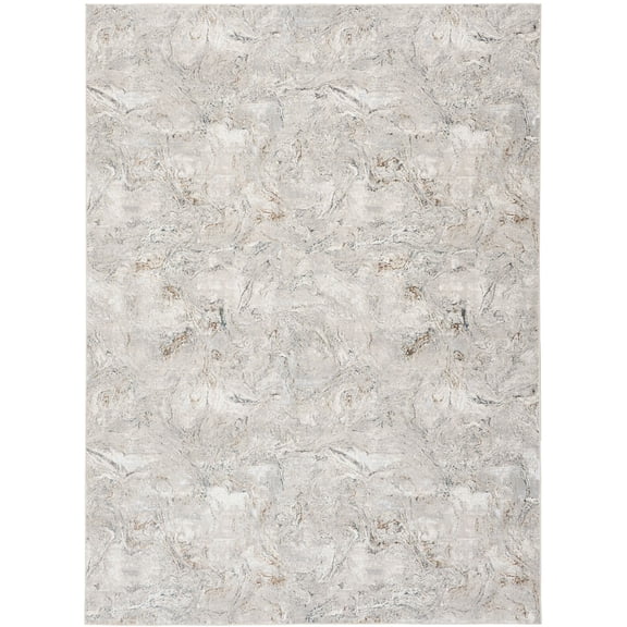 Nourison Glam Abstract Texture Indoor Area Rug Grey Multicolor 7'10" x 9'10"