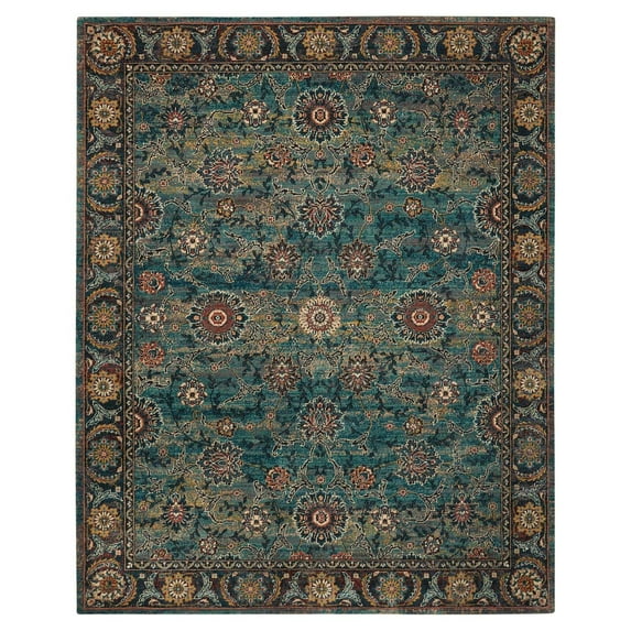 Nourison Glam Area Rug-Color:Marine,Shape:Rectangle,Size:8' x 10'6"