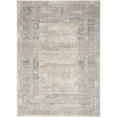 thumbnail image 1 of Nourison Glam Modern Bordered Indoor Rug Ivory Multicolor 5'3" x 7'3", 1 of 9