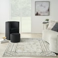 thumbnail image 1 of Nourison Glam Geometric Ivory/Taupe 3'11" x 5'11" Area Rug, (4x6), 1 of 9