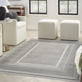 thumbnail image 1 of Nourison Glam Geometric Silver 7'10" x 9'10" Area Rug (8x10), 1 of 9