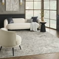 thumbnail image 1 of Nourison Glam Modern Grey Multicolor 7'10" x 9'10" Area Rug (8x10), 1 of 9