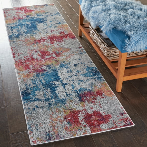 Nourison Home Modern Runner Area Rug, 8' Runner