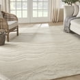 thumbnail image 1 of Nourison Graceful 8'6" x 11'6" Ivory Modern Indoor Rug, 1 of 8