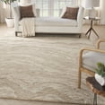 thumbnail image 1 of Nourison Graceful 8'6" x 11'6" Taupe Modern Indoor Rug, 1 of 8