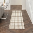 thumbnail image 1 of Nourison Grafix 2'3" x 12' Ivory Beige Farmhouse Indoor Rug, 1 of 7