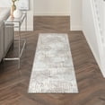 thumbnail image 1 of Nourison Grafix 2' x 6' Grey Modern Indoor Rug, 1 of 7
