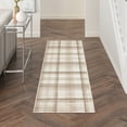 thumbnail image 1 of Nourison Grafix 2' x 6' Ivory Beige Farmhouse Indoor Rug, 1 of 7