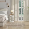 thumbnail image 1 of Nourison Grafix 4' x Round Taupe Farmhouse Indoor Rug, 1 of 8
