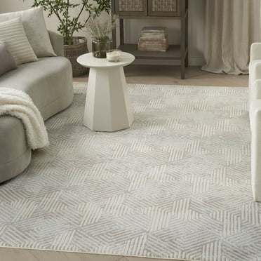 Nourison Grafix 6' x 9' Grey Modern Indoor Rug