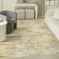 thumbnail image 1 of Nourison Grafix Abstract Beige Blue 5'3" x 7'3" Area Rug, (5x7), 1 of 8