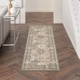 thumbnail image 1 of Nourison Grafix Bohemian Green 2'3" x 7'6" Area Rug (2x8), 1 of 7