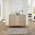 thumbnail image 1 of Nourison Grafix Contemporary Botanical Grey Area Rug, 1 of 7