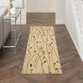 thumbnail image 1 of Nourison Grafix Contemporary Botanical Navy Area Rug, 1 of 7