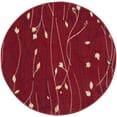 thumbnail image 1 of Nourison Grafix Contemporary Botanical Red Area Rug, 1 of 9