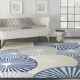 thumbnail image 1 of Nourison Grafix Contemporary Geometric White Area Rug, 1 of 8