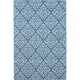 thumbnail image 1 of Nourison Grafix 6' x 9' Blue Area Rug Vintage Transitional Damask by Nourison, 1 of 10