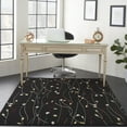 thumbnail image 1 of Nourison Grafix Floral Black 5'3" x 7'3" Area Rug, (5x7), 1 of 9