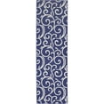 thumbnail image 1 of Nourison Grafix 2'3" x 7'6" (8' Runner) Navy Area Rug Bohemian Contemporary Botanical by Nourison, 1 of 8