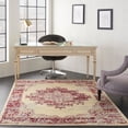 thumbnail image 1 of Nourison Grafix GRF14 Cream/Red Area Rug 5'3" x 7'3", 1 of 12