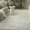 thumbnail image 1 of Nourison Grafix Geometric Grey 5'3" x 7'3" Area Rug (5x7), 1 of 8