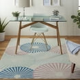 thumbnail image 1 of Nourison Grafix Geometric Ivory/Multi 3'9" x 5'9" Area Rug, (4x6), 1 of 8