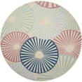 thumbnail image 1 of Nourison Grafix Geometric Ivory/Multi 8' x ROUND Area Rug, (8 Round), 1 of 10