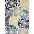 thumbnail image 1 of Nourison Grafix Geometric White 5'3" x 7'3" Area Rug, (5x7), 1 of 11